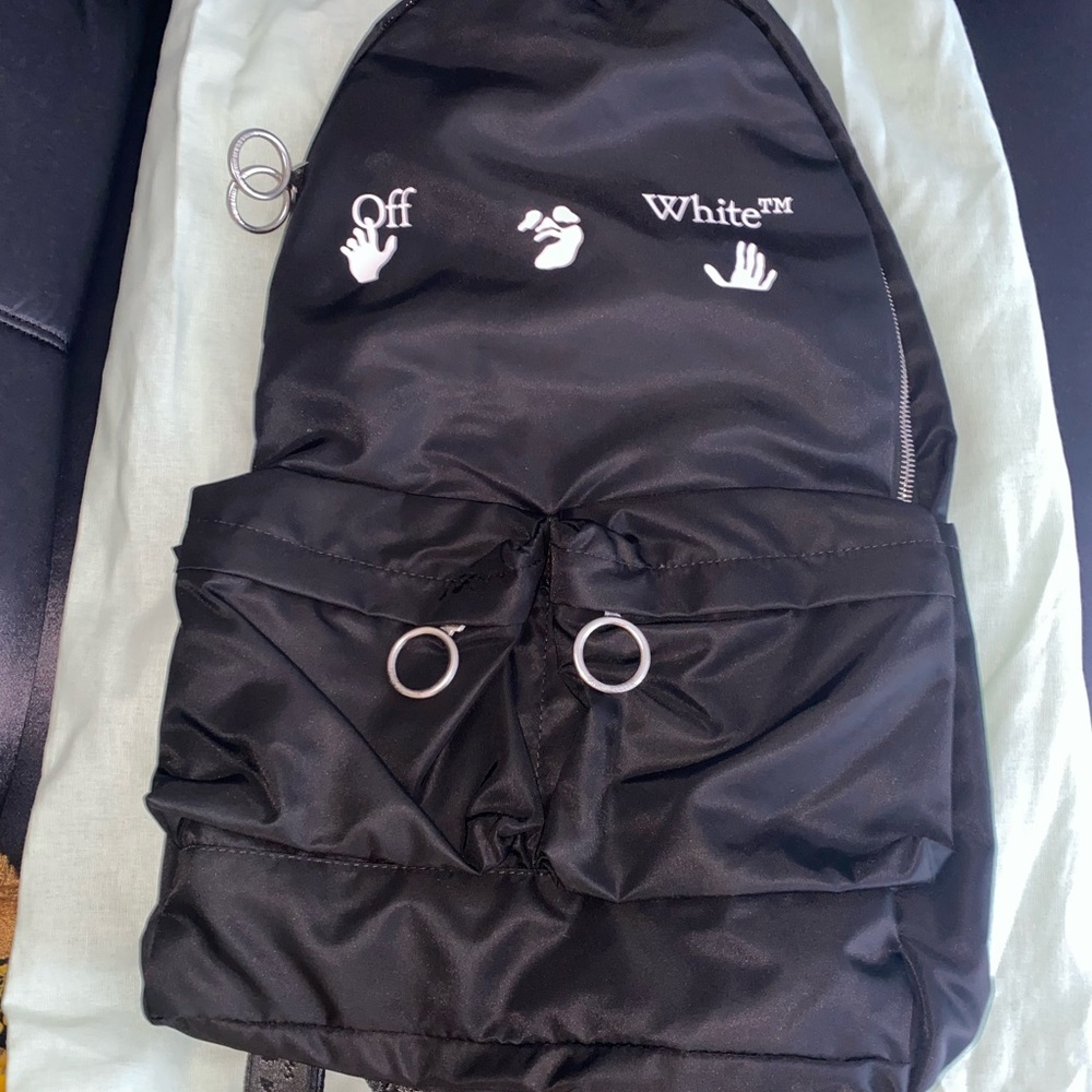 Off-White Industrial Logo Backpack